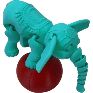 Nbshop 3D Hareketli Oyuncak Sirk Fili Denge Topu Dahil