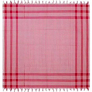 Soft Ekoseli Piknik Örtüsü - Kırmızı - 165X165 cm