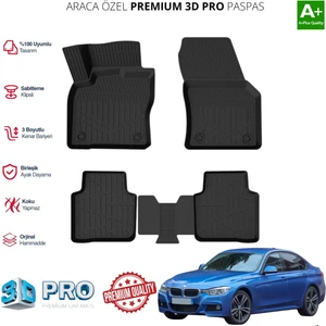 Bmw F30 Araca Özel 3D Paspas 2012 2013 2014 2015 2016 2017 2018 2019