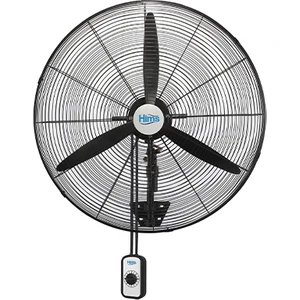 HEF-DA750 210W 75 cm Siyah 3 Kanat Anahtarlı Sanayi Tipi Duvar Vantilatörü