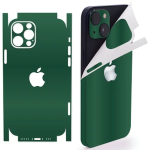 Iphone 16 Pro Max Için 360 Full Arka Kaplama Koruma Sticker - 14 Farklı Renk- Mat Yeşil