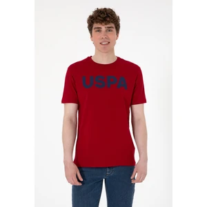 U.s. Polo Assn. Erkek Bordo Tişört Basic 50297988-VR014