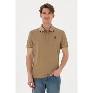 U.s. Polo Assn. Erkek Haki Tişört Basic 50306011-VR027