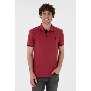 U.s. Polo Assn. Erkek Vişne Tişört Basic 50305980-VR223
