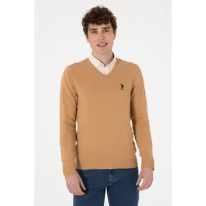 U.S. Polo Assn. Erkek Camel Basic Kazak 50288881-VR015