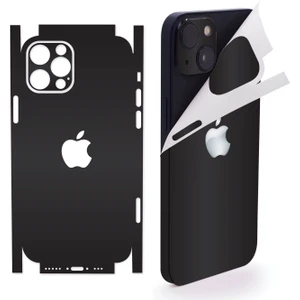 Iphone 16 Pro Için 360 Full Arka Kaplama Koruma Sticker - 14 Farklı Renk- Mat Siyah