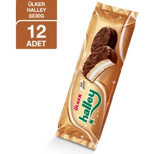 Halley Kaplamalı Bisk. 8 x 30  gr x 12 Adet