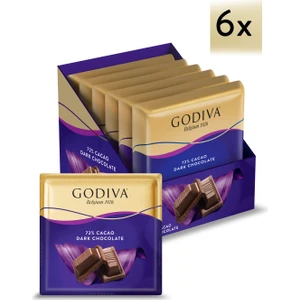 Kare Çikolata %72 Bitter 60G x 6 Adet