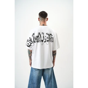 Erkek World Is Mine Baskılı Oversize T-Shirt Saks