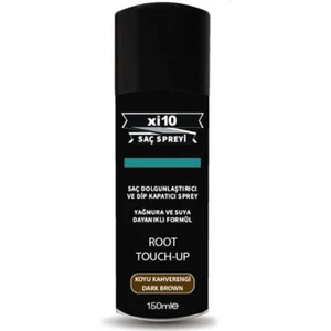 XI10 Koyu Kahve (D.Brown) Hair Fiber Topik ve Dip Kapatıcı Saç Spreyi 150 ml