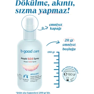 b-good Hassas Ciltler Için Yüz & Vücut Atopik S.O.S Sprey 180 gr
