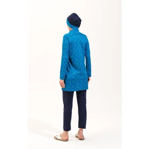 2263_4'LÜ Takım Tam Kapalı Deniz/havuz Tesettür Mayosu