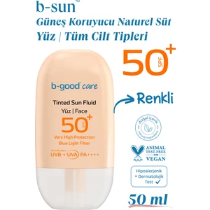 b-good Yetişkin Tinted Güneş Kremi Renk Tonu Eşitleyici SPF 50+ Yüz için 50 ML