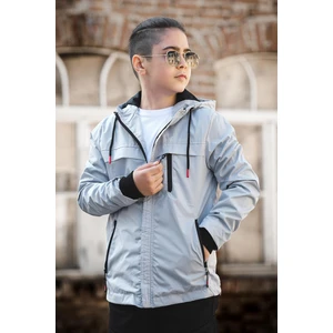 Erkek Çocuk Kapüşonlu Içi Astarlı Cepli Mevsimlik Mont