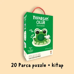 Yaparsam Olur - Benim İlk Kavramlar Kitabım (Vik Vikli Kitap + 10 Farklı Puzzle + 20 Parça) - Mısra Karahan