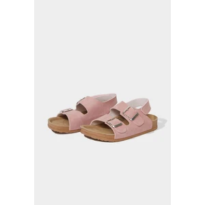 Kız Çocuk Cırt Cırtlı Düz Taban Sandalet C2804A825SM