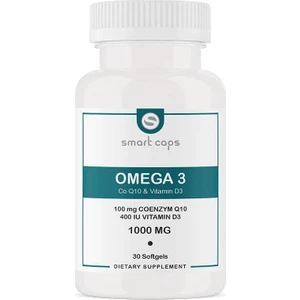 Omega 3, Vitamin D3, Q10 / 30 Softgel