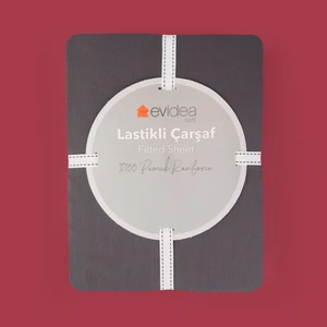 Soft Basic Tek Kişilik Lastikli Çarşaf - Antrasit - 100x200 cm