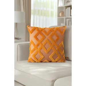 Bohem Özel Tasarım Punch Panç Desen Dekoratif Kırlent Kılıfı Mila Hardal