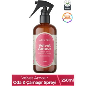 Velvet Amour Parfümlü Oda ve Çamaşır Spreyi Ortam ve Kumaş Kokusu Velvet Amour Room Spray 250ML
