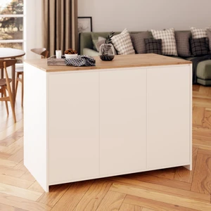 Miro L4510 Mutfak Adası Beyaz-Sepet