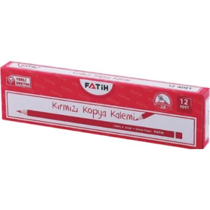Kırmızı Kopya Kalemi 12'li