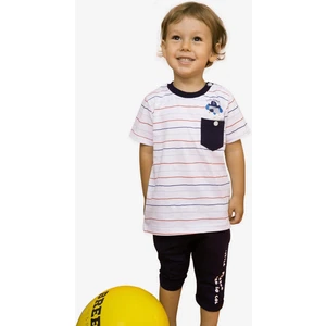 Erkek Bebek Kapri Pantolonlu Takım 6 Ay-2 Yaş, Ekru