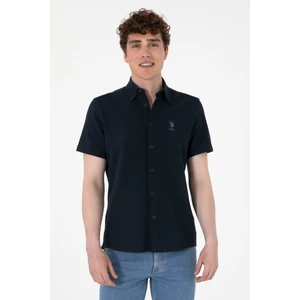 U.s. Polo Assn. Erkek Lacivert Gömlek Örme 50300367-VR033