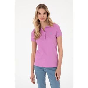 U.s. Polo Assn. Kadın Fuşya Tişört Basic 50300830-VR023