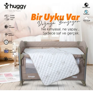 Zelanda Kuzu Yünü  Pamuk Kumaş 60 x 120 Bebek Yatak Pedi