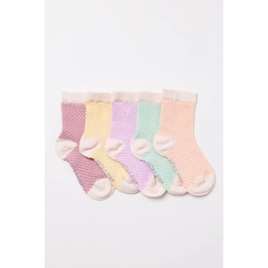 Bebek 5'li Soket Çorap Çok Renkli