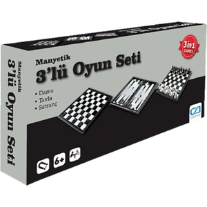 Ca Games  Manyetik Oyun Seti 3 In 1