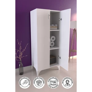 Hediyeler Kapında 3 Raflı Çok Amaçlı Mutfak Dolabı Kiler Banyo Balkon Erzak Dolabı