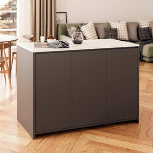 Miro L4530 Mutfak Adası Antrasit-Carrara