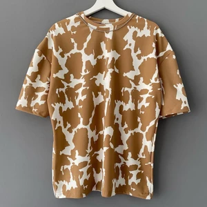 Erkek Karışık Desen Oversize T-Shirt