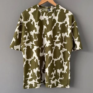 Erkek Karışık Desen Oversize T-Shirt