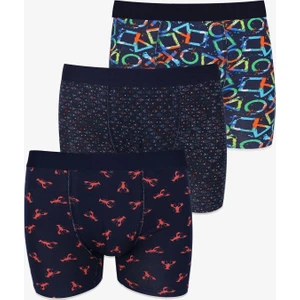 Erkek Pamuklu Likralı Boxer