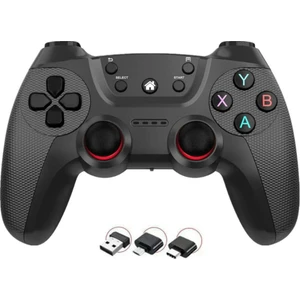 Kablosuz Gamepad Pc Uyumlu Pilli 2.4g Tekli Kol Kablosuz Oyun Kolu