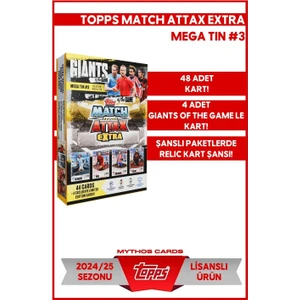 Topps Match Attax Extra 24/25 - Mega Tin 3 - Giants Of The Game