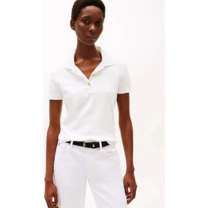 Tommy Hilfiger Slım Gold Button Polo Ss