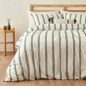 Bella Maison %100 Pamuk Ranforce April Çift Kişilik Nevresim Seti Beyaz (200x220 cm)