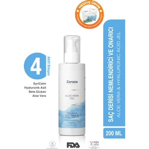 Nemlendirici Aloe Vera Jel Hassas Saç Derisi Için 200 ml