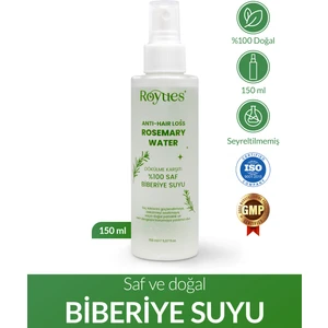 Biberiye Suyu -Saç Uzatma Etkili Saç Toniği -Doğal-150  ml   -Pure Rosemary Water