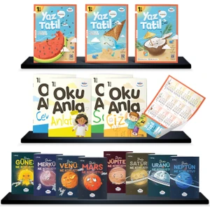 Öğretmen Evde Yayınları 1. Sınıf Yaz Tatil Kitabı Seti