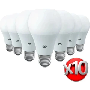 Günsan 10'lu LED Ampul 7W Sarı Işık E27 (3000K 220-240V)