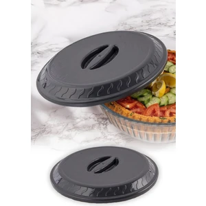 Gri Renk Plastik Yuvarlak Borcam Kapağı