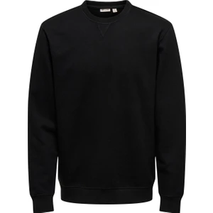 Only&sons Onsdavıd Reg Crew Sweat Siyah Erkek Sweatshirt