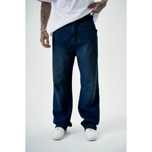 Erkek Washed Baggy Pantolon Lacivert