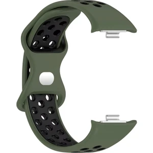 Xiaomi Smart Band 9 Pro Uyumlu Delikli Yumuşak Silikon Kordon Kayış