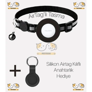Airtag'li Kedi Tasması - Evcil Hayvanlar İçin Özel Tasarım